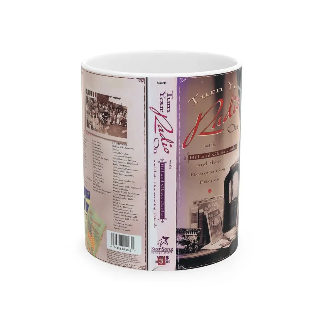 TURN YOUR RADIO ON (VHS COVER) - White Coffee Mug 11oz - Go Mug Yourself