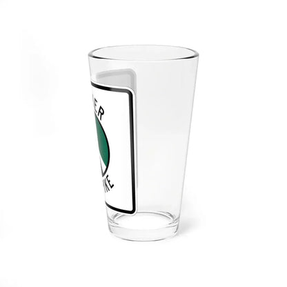 Turner Turnpike (Oklahoma) (Road Sign) Pint Glss 16oz - Go Mug Yourself