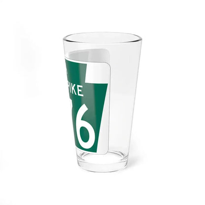 Turnpike-576 (Pennsylvania) (Road Sign) Pint Glass 16oz - Go Mug Yourself