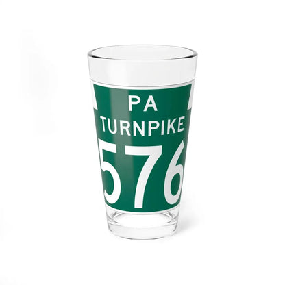 Turnpike-576 (Pennsylvania) (Road Sign) Pint Glss 16oz 16oz - Go Mug Yourself