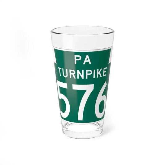 Turnpike-576 (Pennsylvania) (Road Sign) Pint Glss 16oz 16oz - Go Mug Yourself