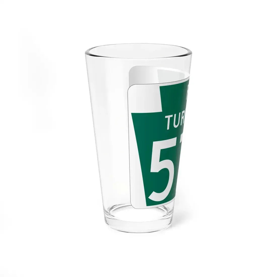 Turnpike-576 (Pennsylvania) (Road Sign) Pint Glss 16oz - Go Mug Yourself