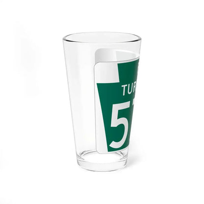 Turnpike-576 (Pennsylvania) (Road Sign) Pint Glss 16oz - Go Mug Yourself