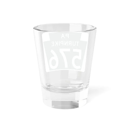 Turnpike-576 (Pennsylvania) (Road Sign) Shot Glass 1.5oz - Go Mug Yourself