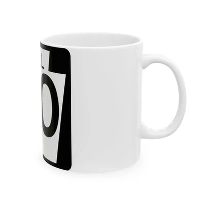 Turnpike-60 (Pennsylvania) (Road Sign) White Coffee Mug - Go Mug Yourself