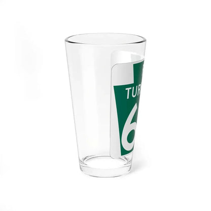 Turnpike-66 (Pennsylvania) (Road Sign) Pint Glss 16oz - Go Mug Yourself