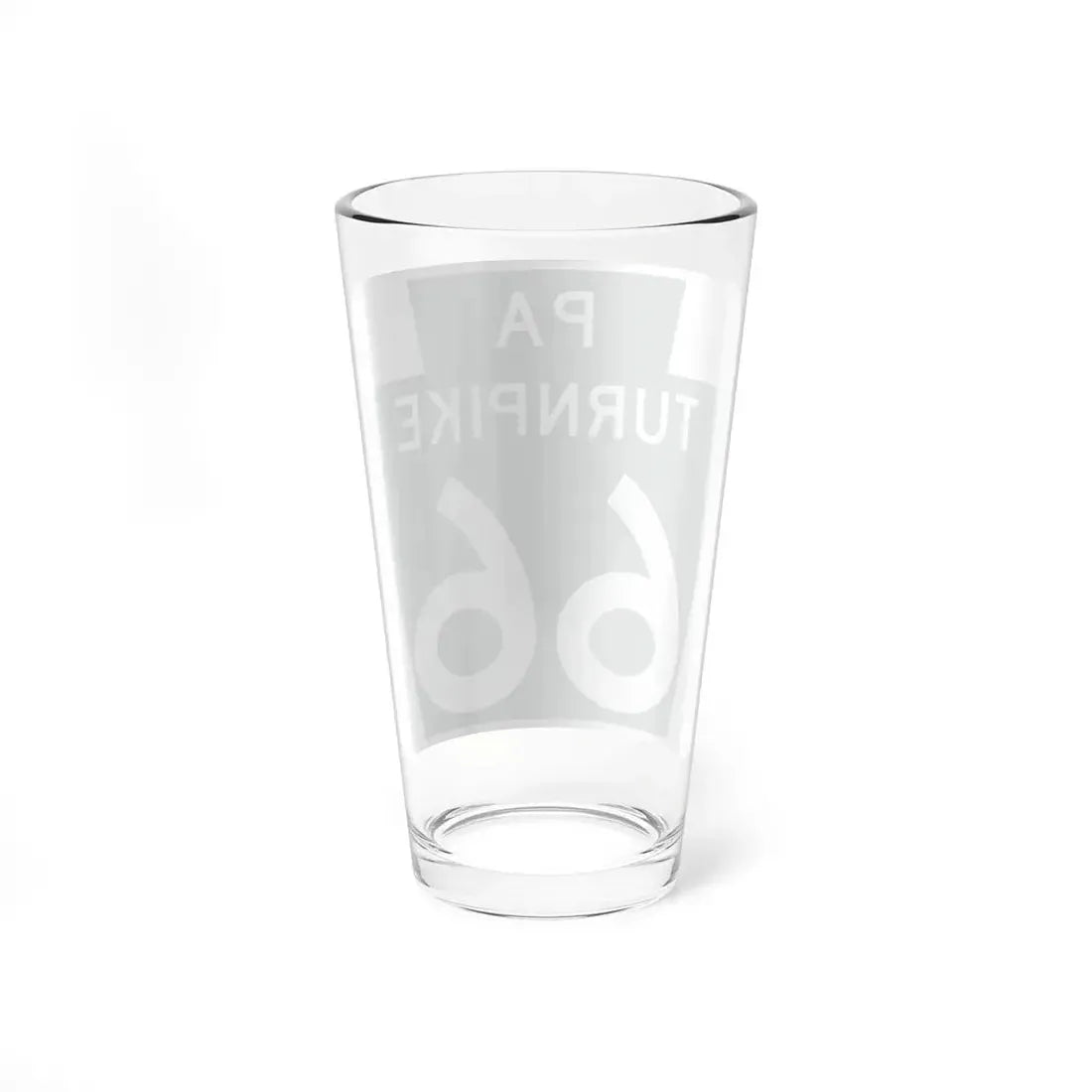 Turnpike-66 (Pennsylvania) (Road Sign) Pint Glss 16oz - Go Mug Yourself