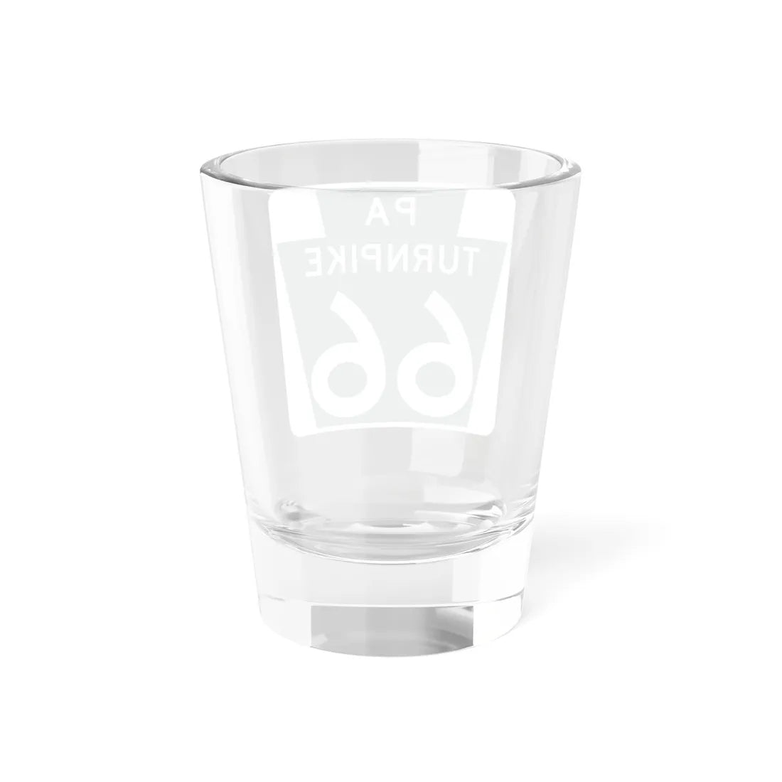 Turnpike-66 (Pennsylvania) (Road Sign) Shot Glass 1.5oz - Go Mug Yourself