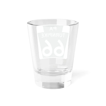 Turnpike-66 (Pennsylvania) (Road Sign) Shot Glass 1.5oz - Go Mug Yourself