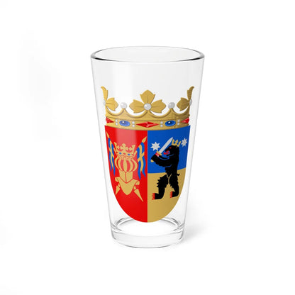 Turun ja Porin lääni.vaakuna (Finland) (Coat of Arms) Pint Glass 16oz 16oz - Go Mug Yourself