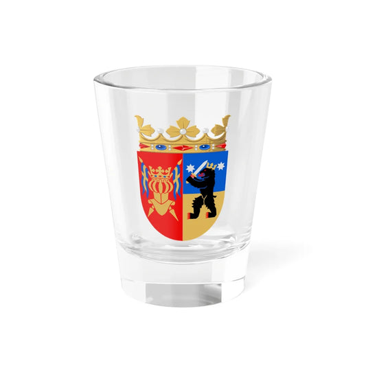 Turun ja Porin lääni.vaakuna (Finland) (Coat of Arms) Shot Glass 1.5oz 1.5oz - Go Mug Yourself
