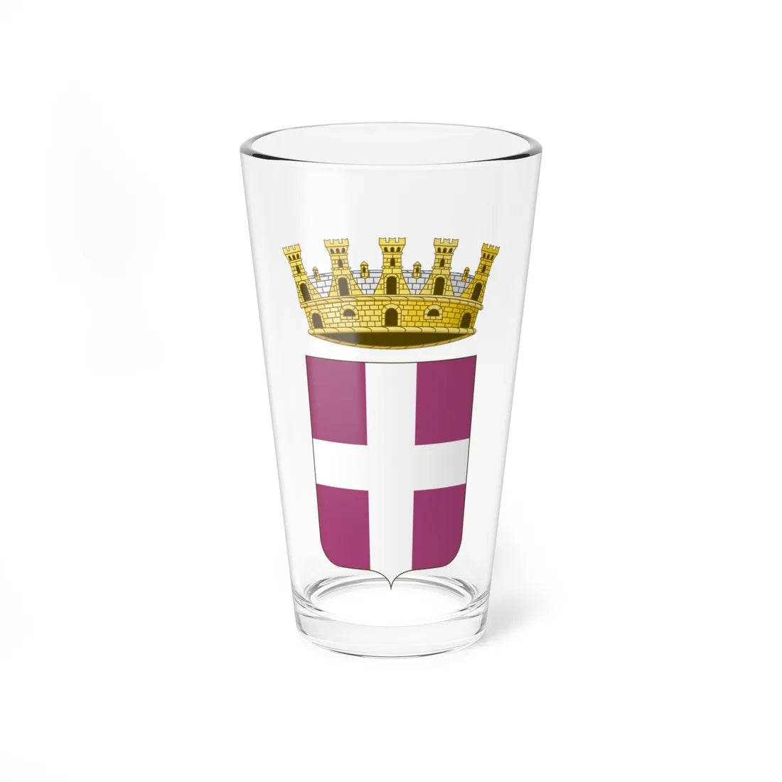 Tuscania-Stemma (Italy) (Coat of Arms) Pint Glass 16oz 16oz - Go Mug Yourself