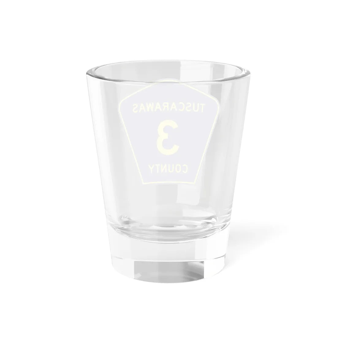 Tuscarawas County 3 (Ohio) (Road Sign) Shot Glass 1.5oz - Go Mug Yourself