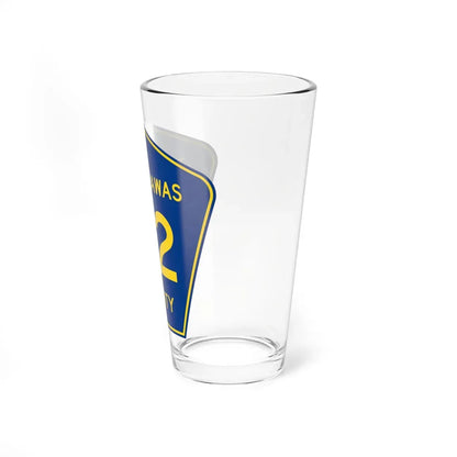Tuscarawas County 82 (Ohio) (Road Sign) Pint Glass 16oz - Go Mug Yourself