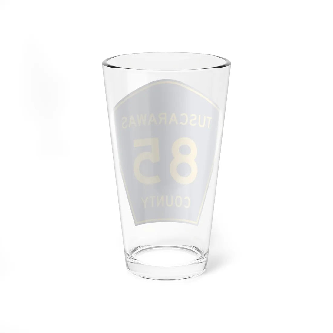 Tuscarawas County Route 85 (Ohio) (Road Sign) Pint Glass 16oz - Go Mug Yourself