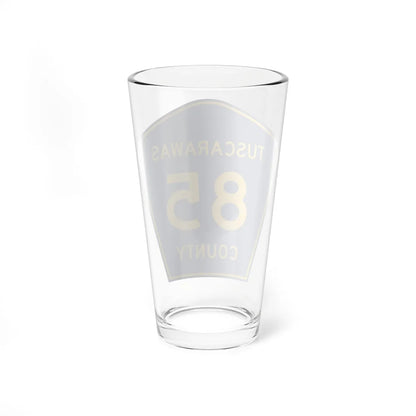 Tuscarawas County Route 85 (Ohio) (Road Sign) Pint Glass 16oz - Go Mug Yourself