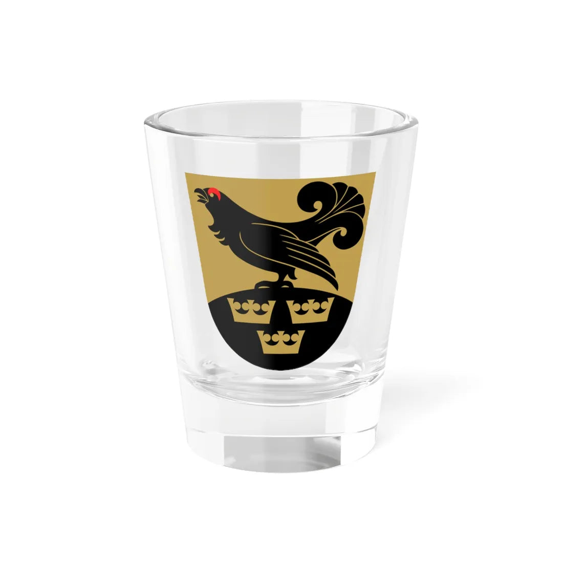 Tuusniemi.vaakuna (Finland) (Coat of Arms) Shot Glass 1.5oz 1.5oz - Go Mug Yourself