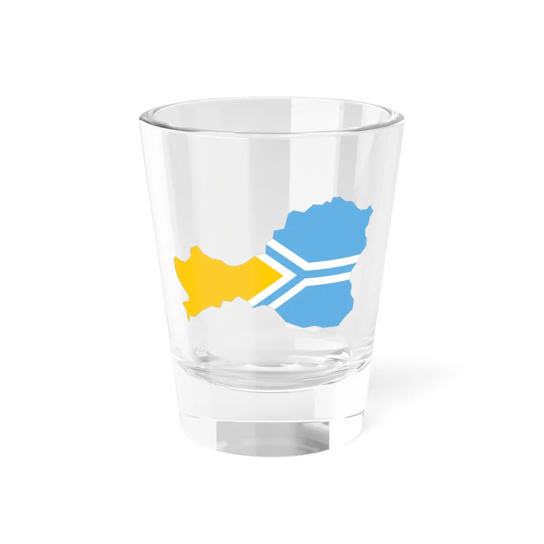 Tuva-geo-stub (Russia) Shot Glass 1.5oz 1.5oz - Go Mug Yourself