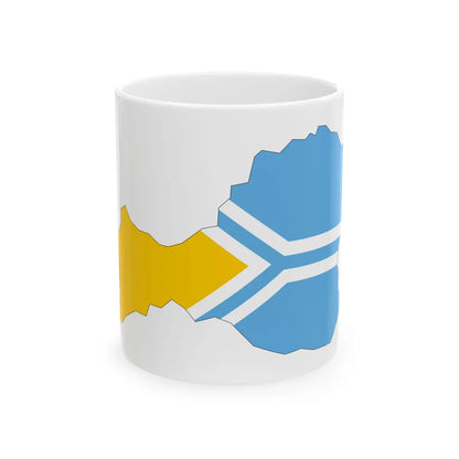 Tuva-geo-stub (Russia) White Coffee Mug 11oz - Go Mug Yourself