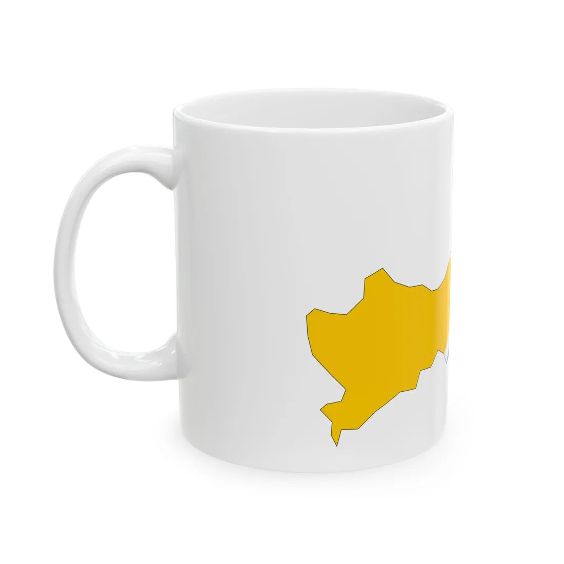 Tuva-geo-stub (Russia) White Coffee Mug - Go Mug Yourself
