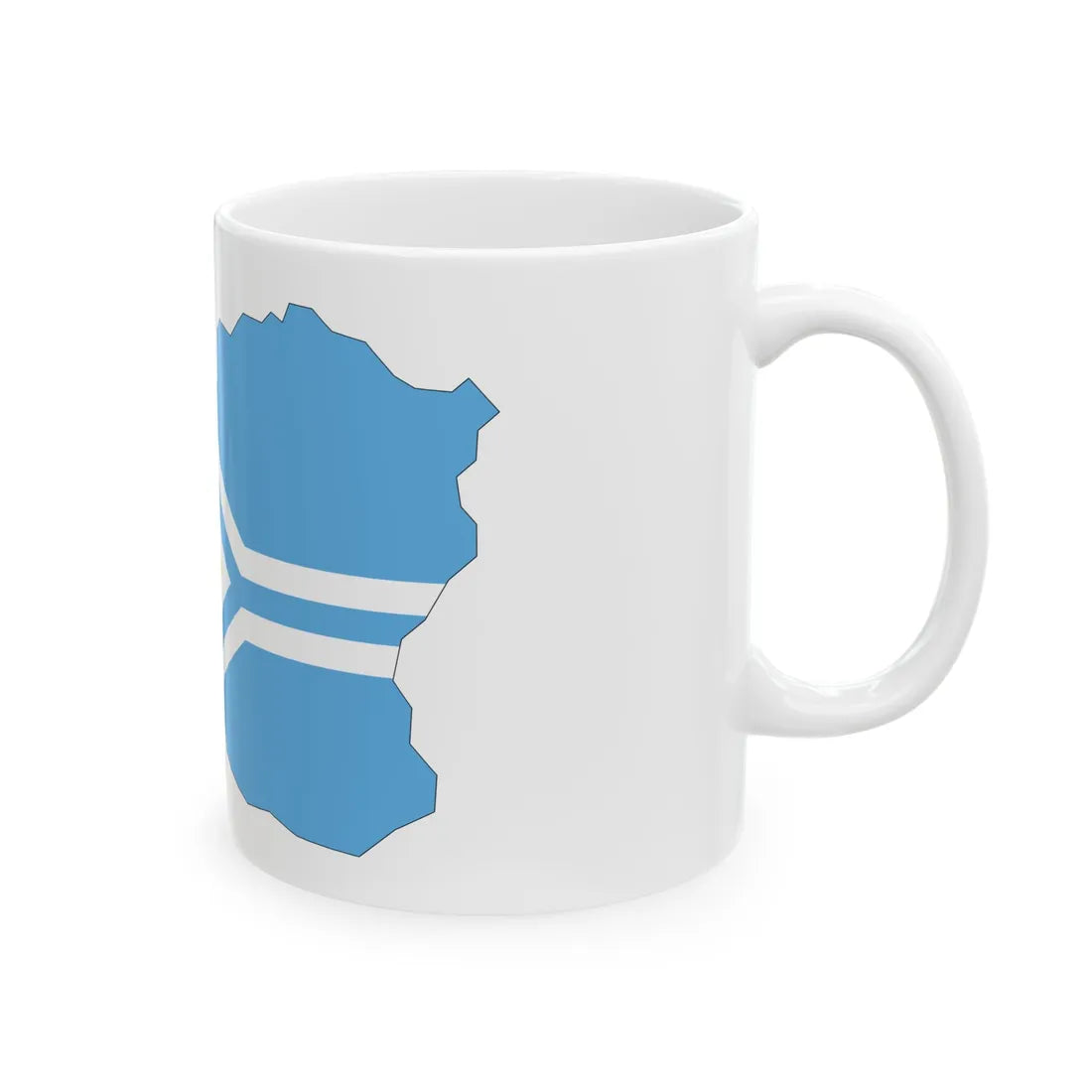 Tuva-geo-stub (Russia) White Coffee Mug - Go Mug Yourself