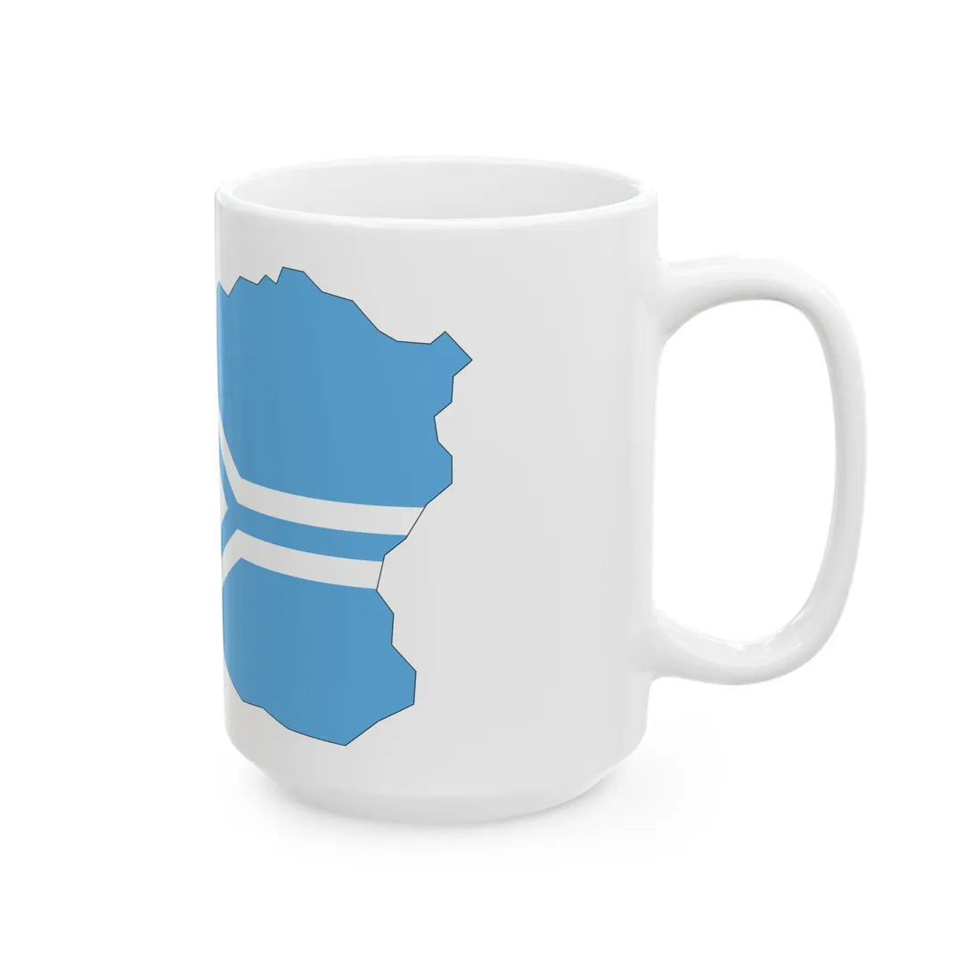 Tuva-geo-stub (Russia) White Coffee Mug - Go Mug Yourself