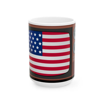 TV-icon-EUA (United States) White Coffee Mug 15oz - Go Mug Yourself
