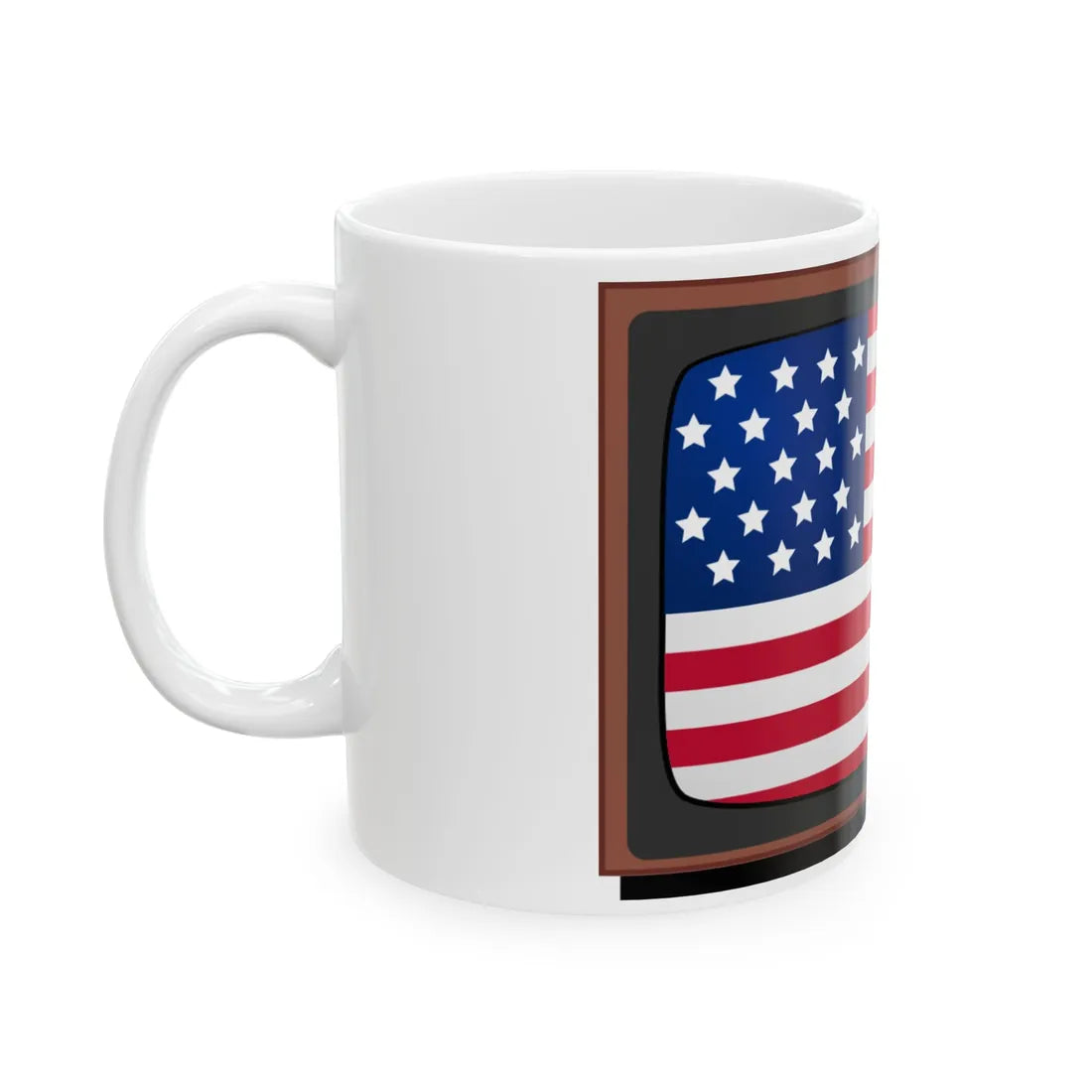 TV-icon-EUA (United States) White Coffee Mug - Go Mug Yourself