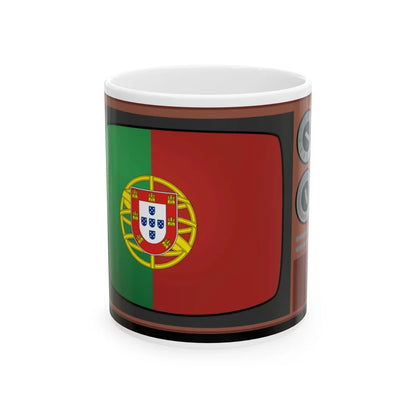 TV-icon-portugal (Portugal) White Coffee Mug 11oz - Go Mug Yourself