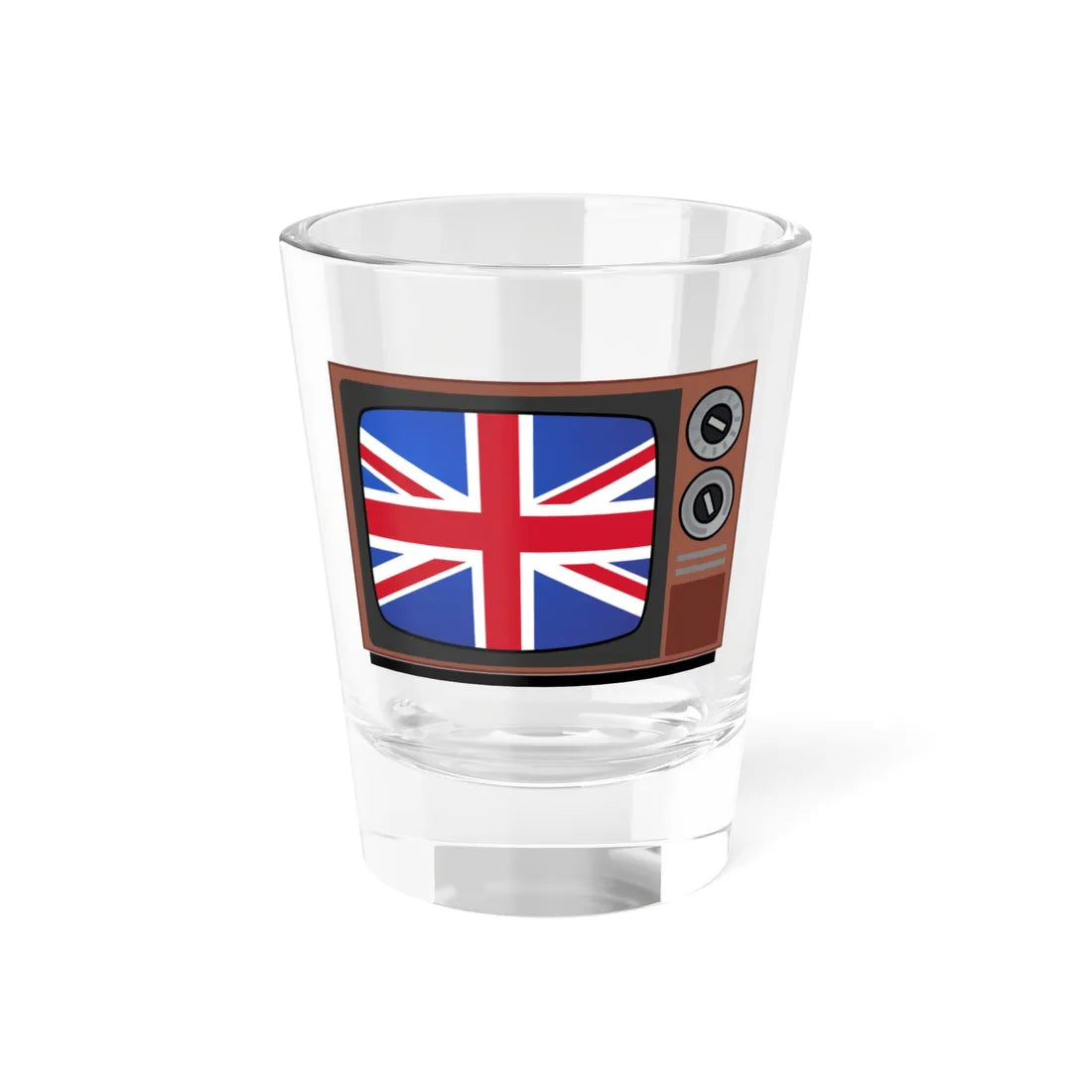 TV-icon-uk (United Kingdom) Shot Glass 1.5oz 1.5oz - Go Mug Yourself