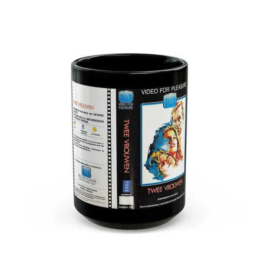 TWEE VROUWEN (VHS COVER) - Black Coffee Mug 15oz - Go Mug Yourself