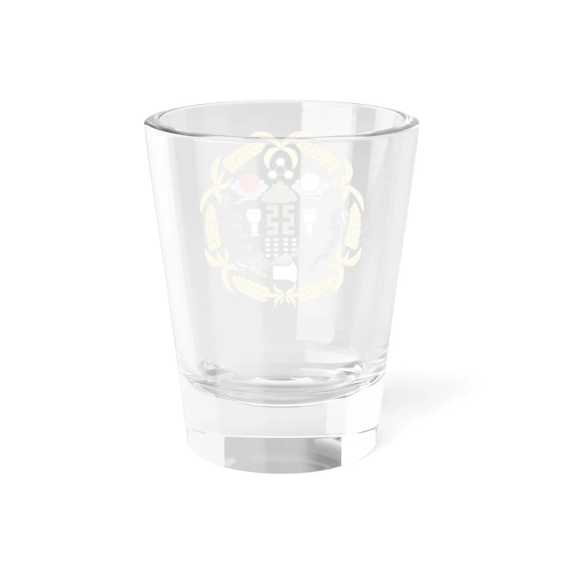 Twelve Symbols national emblem of China Commander-in-Chief Flag of the Beiyang Government (China) (Coat of Arms) Shot Glass 1.5oz - Go Mug Yourself