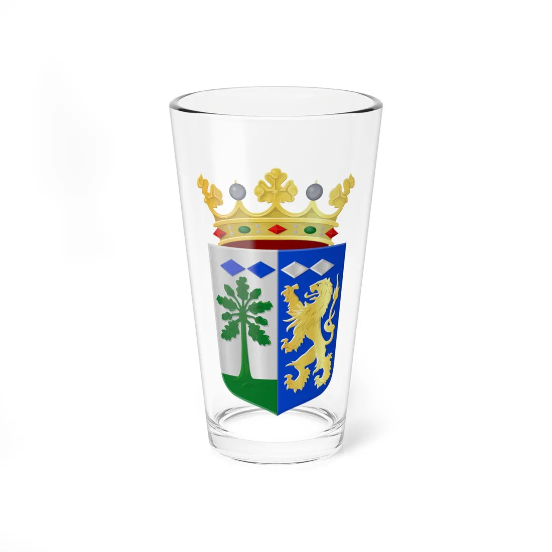 Twenterand wapen (Netherlands) (Coat of Arms) Pint Glass 16oz 16oz - Go Mug Yourself