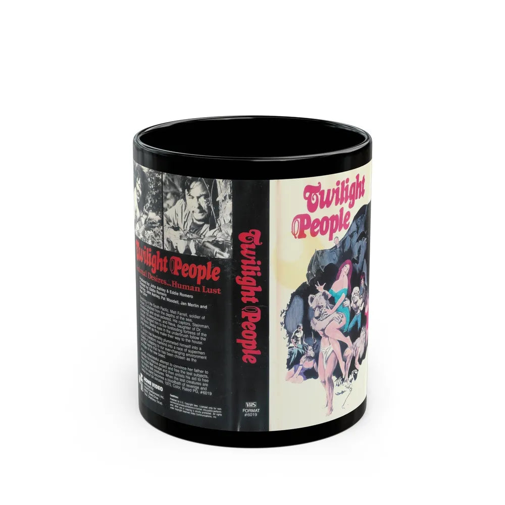 TWILIGHT PEOPLE (VHS COVER) - Black Coffee Mug-11oz-Go Mug Yourself