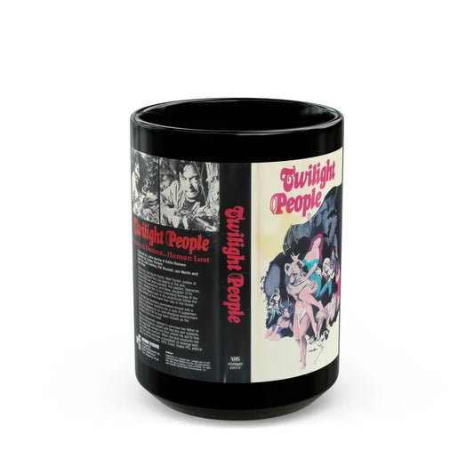TWILIGHT PEOPLE (VHS COVER) - Black Coffee Mug 15oz - Go Mug Yourself