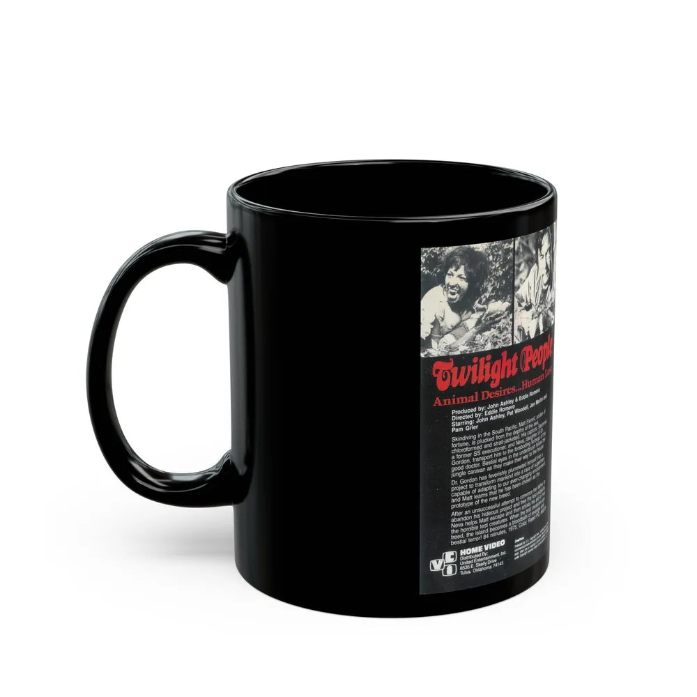 TWILIGHT PEOPLE (VHS COVER) - Black Coffee Mug-Go Mug Yourself