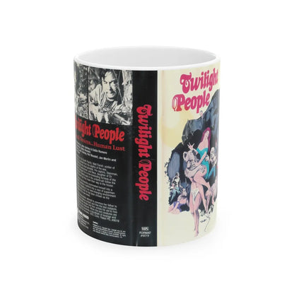 TWILIGHT PEOPLE (VHS COVER) - White Coffee Mug-11oz-Go Mug Yourself