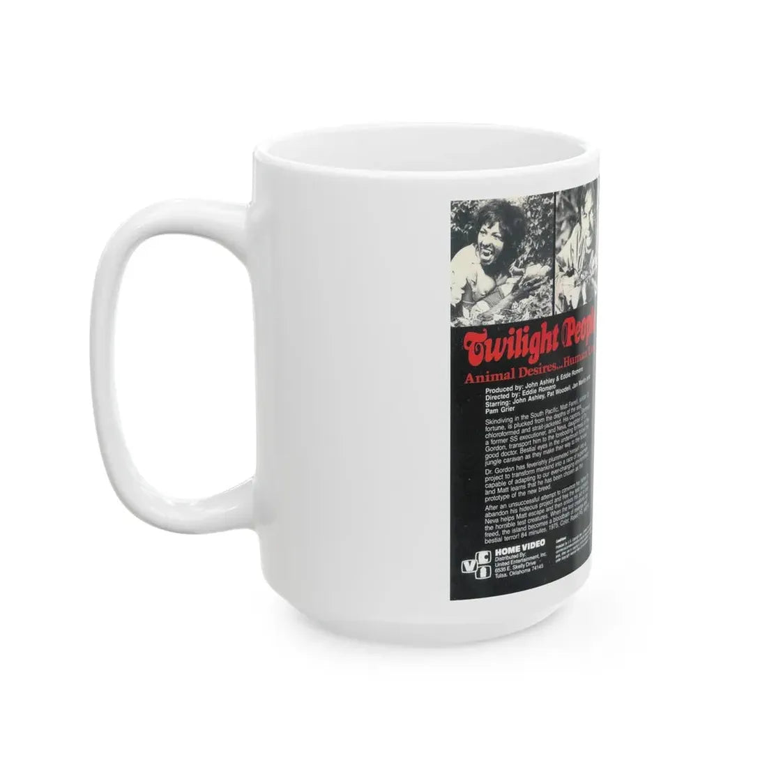 TWILIGHT PEOPLE (VHS COVER) - White Coffee Mug - Go Mug Yourself