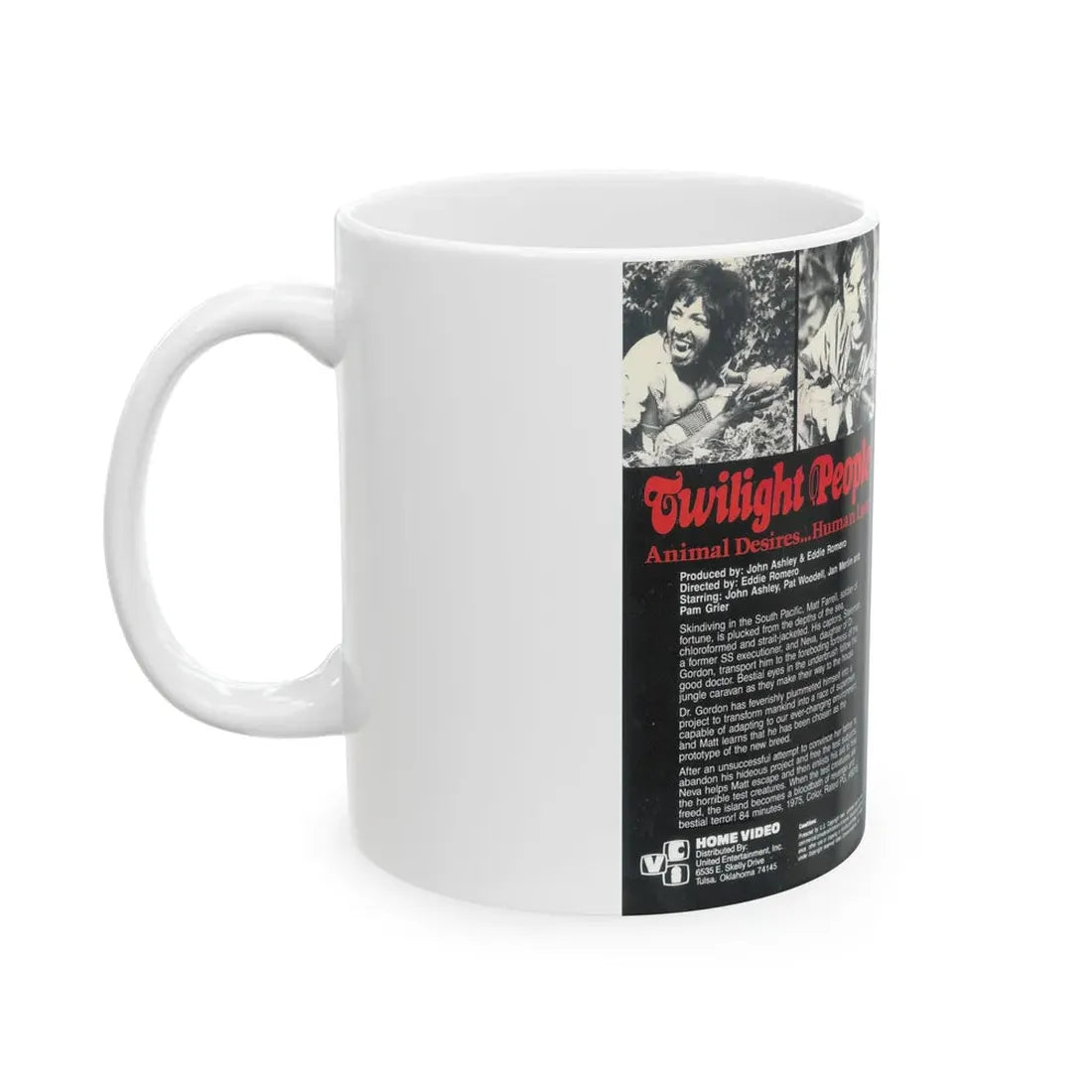 TWILIGHT PEOPLE (VHS COVER) - White Coffee Mug - Go Mug Yourself