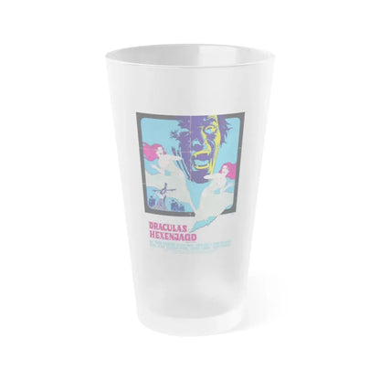 TWINS OF EVIL (GERMAN) 1971 Movie Poster - Frosted Pint Glass 16oz Default Title - Go Mug Yourself