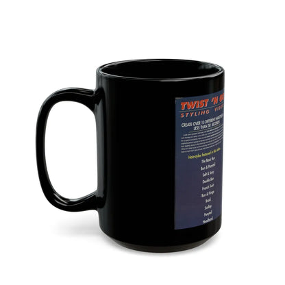 TWIST N GO STYLE VIDEO (VHS COVER) - Black Coffee Mug-Go Mug Yourself