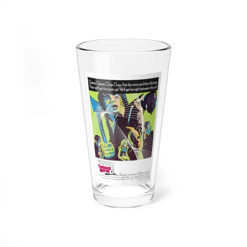 TWISTED NERVE 1968 Movie Poster - Pint Glass 16oz-16oz-Go Mug Yourself