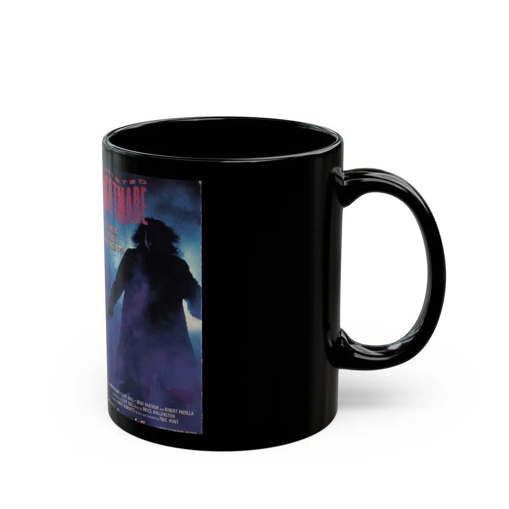 TWISTED NIGHTMARE (VHS COVER) - Black Coffee Mug-Go Mug Yourself