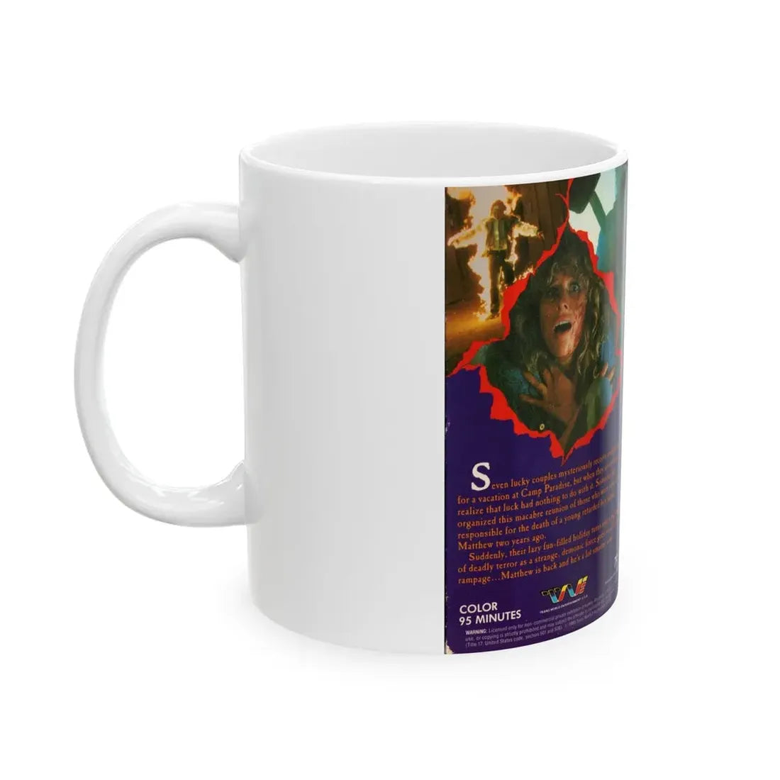 TWISTED NIGHTMARE (VHS COVER) - White Coffee Mug - Go Mug Yourself