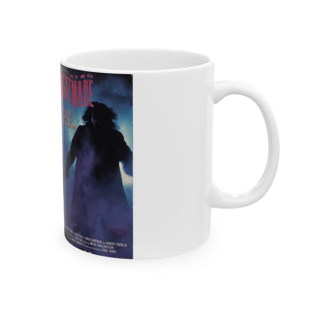 TWISTED NIGHTMARE (VHS COVER) - White Coffee Mug-Go Mug Yourself