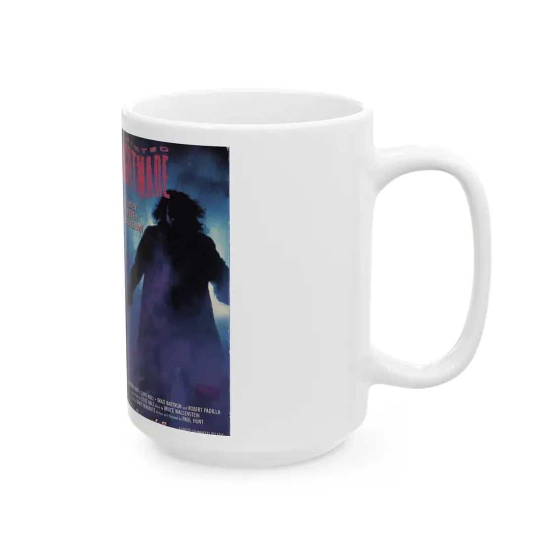 TWISTED NIGHTMARE (VHS COVER) - White Coffee Mug - Go Mug Yourself