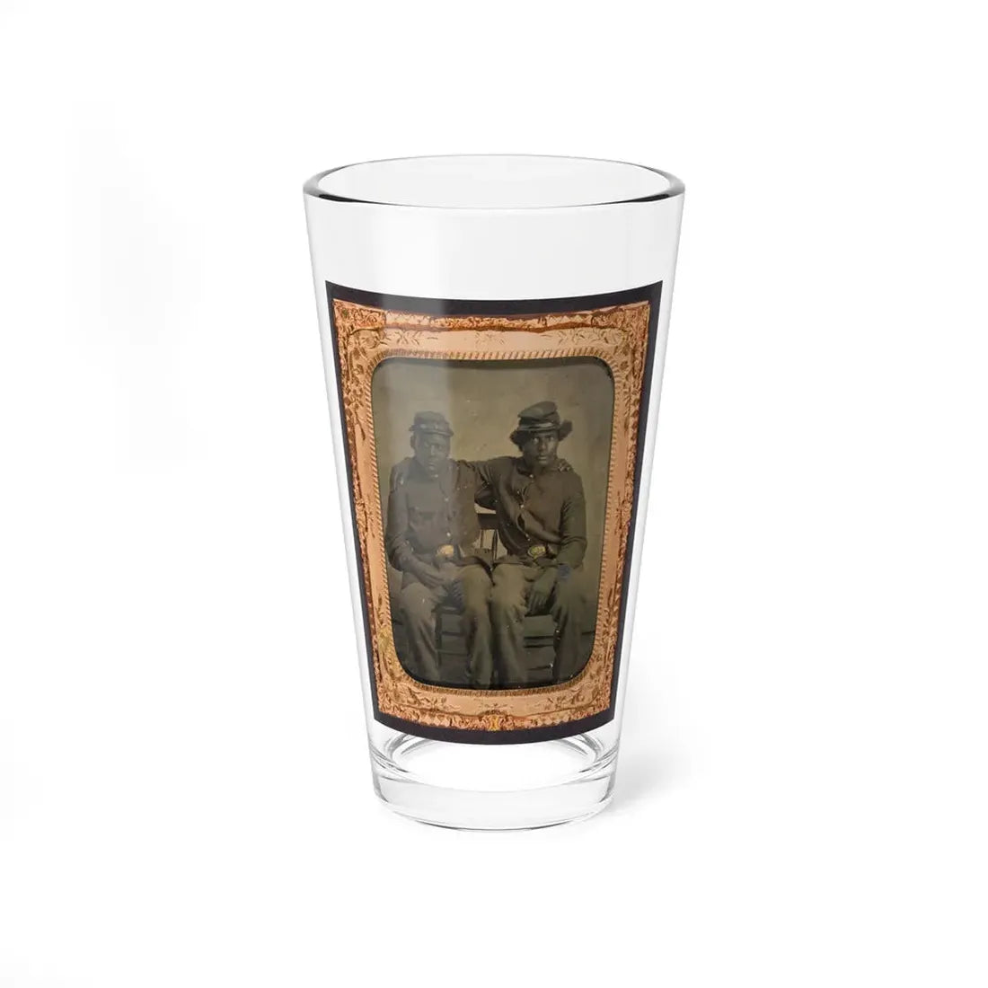 Two Brothers In Arms (U.S. Civil War) Pint Glass 16oz 16oz - Go Mug Yourself