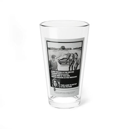 TWO-LANE BLACKTOP 1971 Movie Poster - Pint Glass 16oz-16oz-Go Mug Yourself