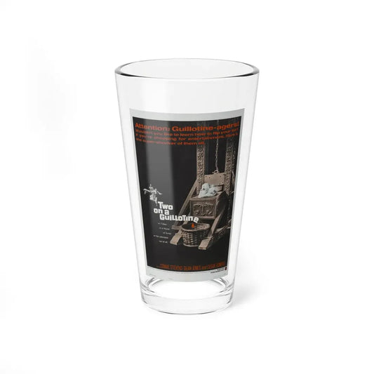 TWO ON A GUILLOTINE 1965 Movie Poster - Pint Glass 16oz 16oz - Go Mug Yourself