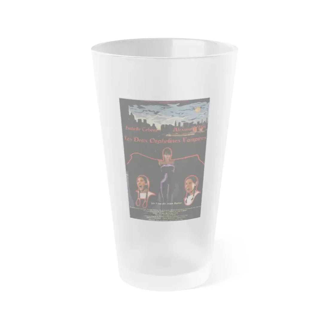 TWO ORPHAN VAMPIRES 1997 Movie Poster - Frosted Pint Glass 16oz Default Title - Go Mug Yourself